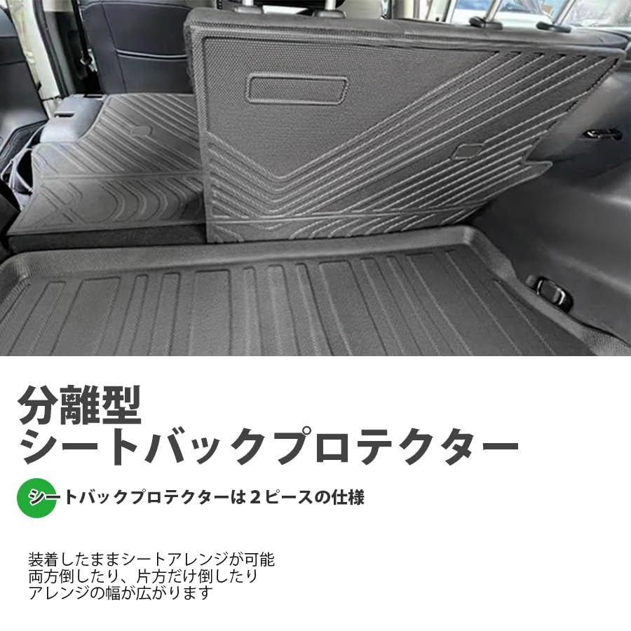 Amazon | 後部座席背面カバー RAV4 ハリアー80系 シートバック